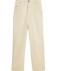 AMI Paris Klassische Straight-Leg-Jeans Nude