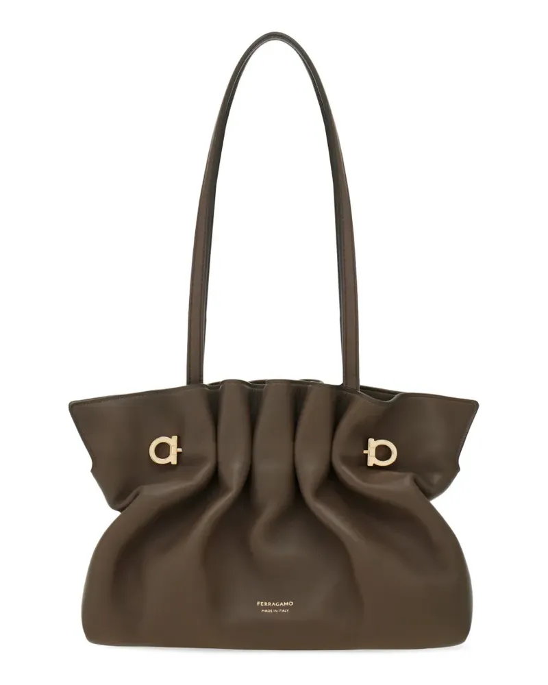 Ferragamo Soft Bag (S) - Grau Grau