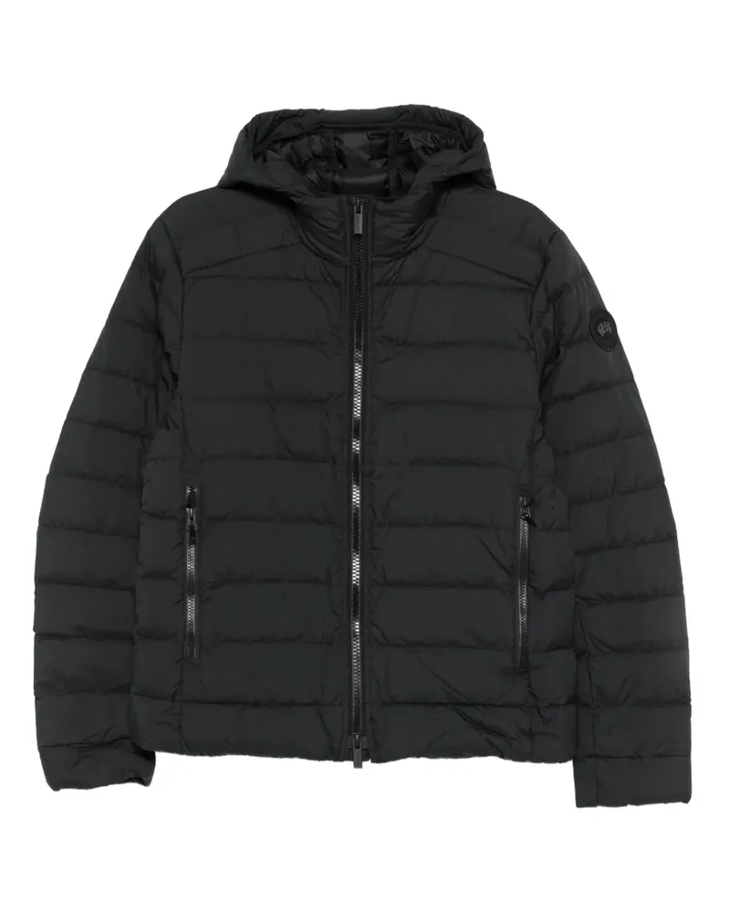 Canada Goose Gesteppte Core Crofton Kapuzenjacke - Schwarz Schwarz