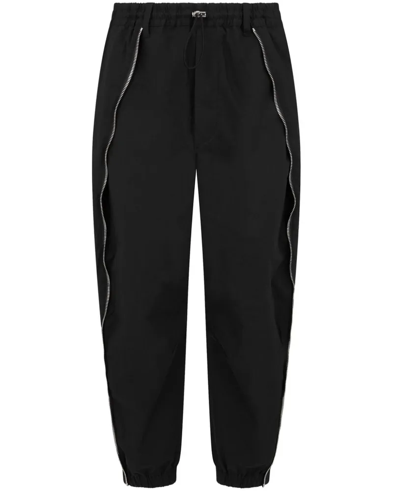 Dsquared2 Jogginghose mit Reißverschlussdetail - Schwarz Schwarz