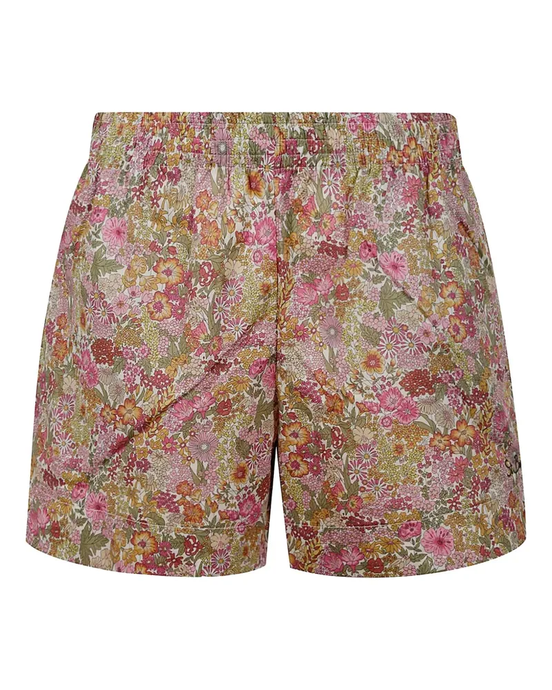MC2 Saint Barth Shorts mit Blumen-Print - Nude Nude