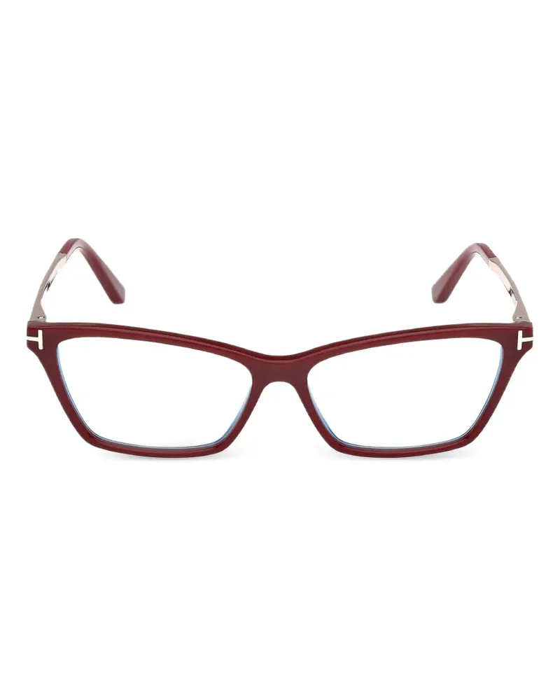 Tom Ford Brille mit Cat-Eye-Gestell - Rot Rot