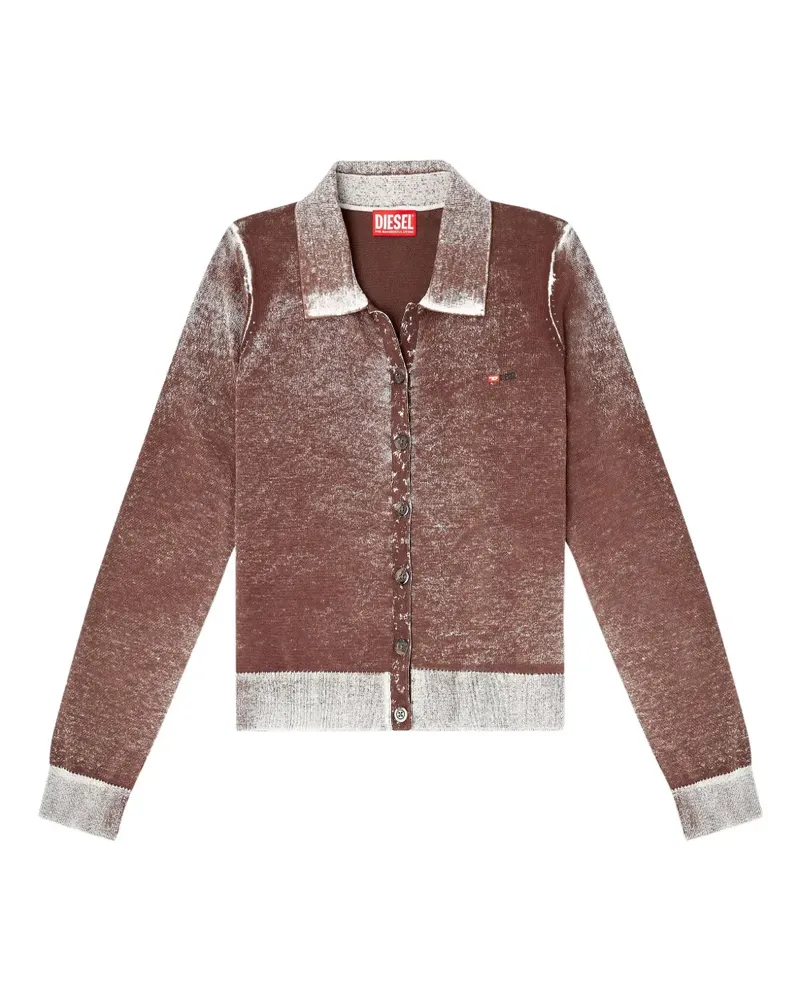 Diesel M-Loren Cardigan - Braun Braun