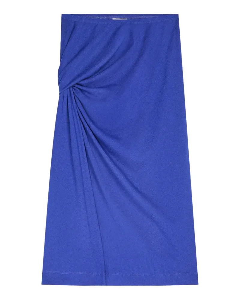 Dries van Noten Drapierter Rock - Blau Blau