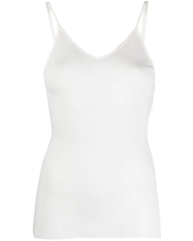 KHAITE Mona Top - Weiß Weiß
