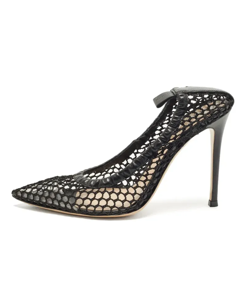 Gianvito Rossi Alisia Mesh-Pumps - Schwarz Schwarz
