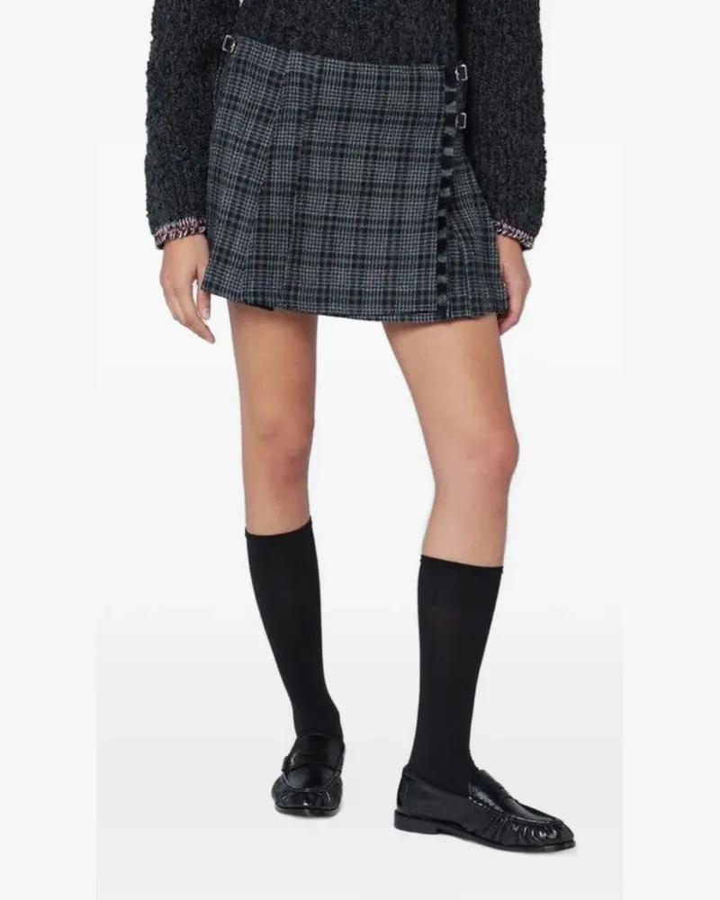 Durazzi Milano checked mini skirt - Schwarz Schwarz