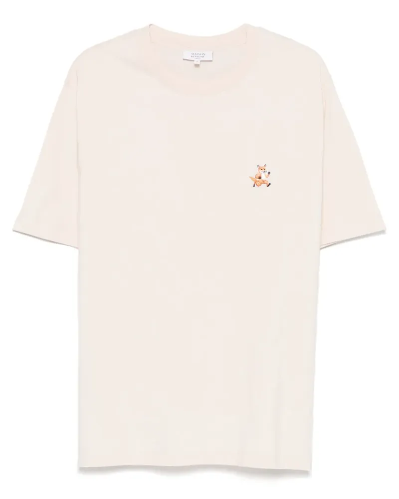 Kitsuné Speedy Fox Patch T-Shirt - Nude Nude