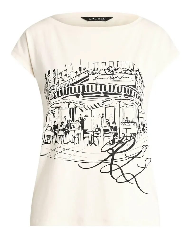 Ralph Lauren Lauren Petite graphic T-shirt - Nude Nude