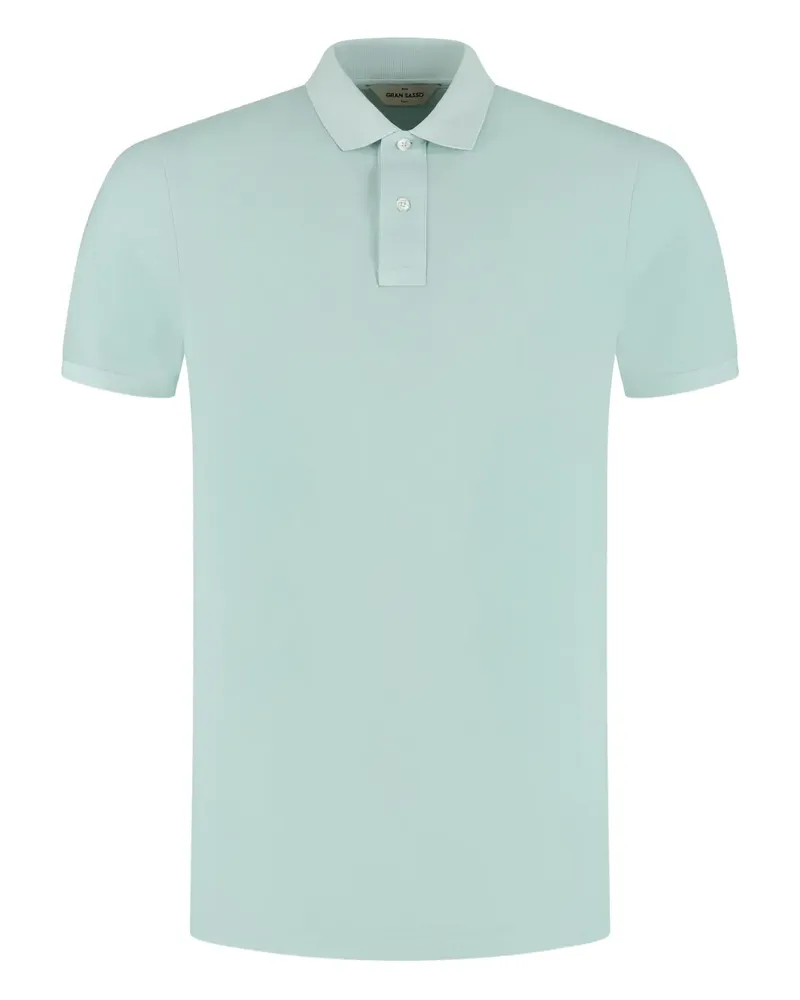 Gran Sasso Poloshirt mit zwei Knöpfen - Grün Grün