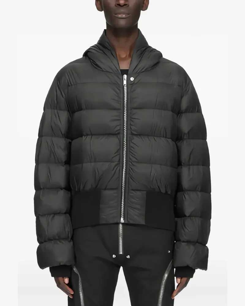 Rick Owens Tower hooded-padded jacket - Schwarz Schwarz