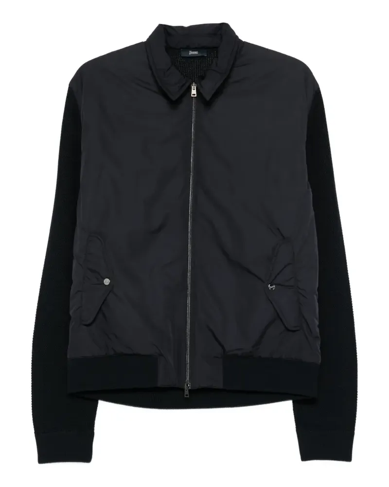 Herno Cardigan mit Reißverschluss - Blau Blau