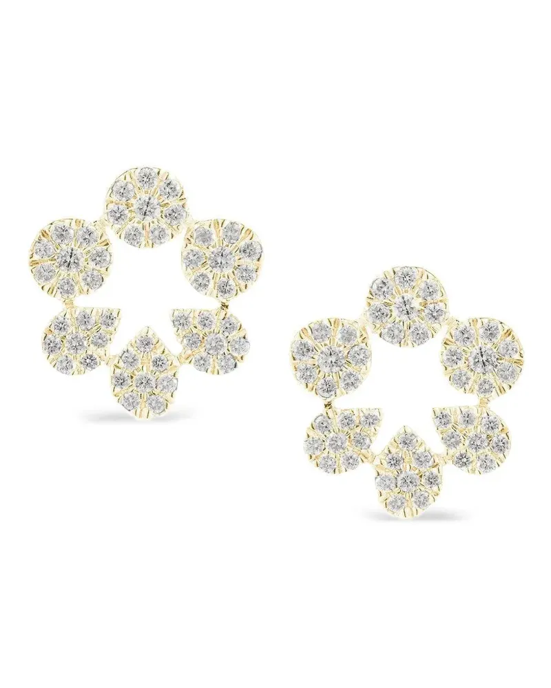 Dana Rebecca Designs 14kt Taylor Beth Gelbgoldohrstecker mit Diamant Gold