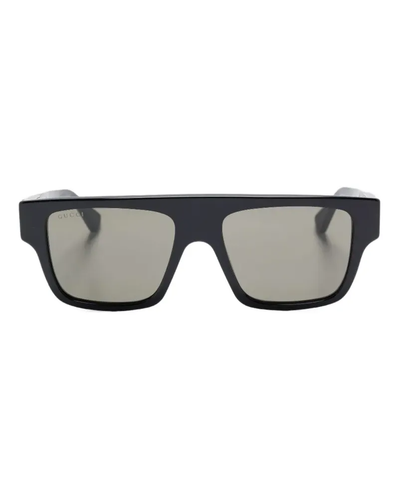 Gucci square-frame sunglasses - Schwarz Schwarz