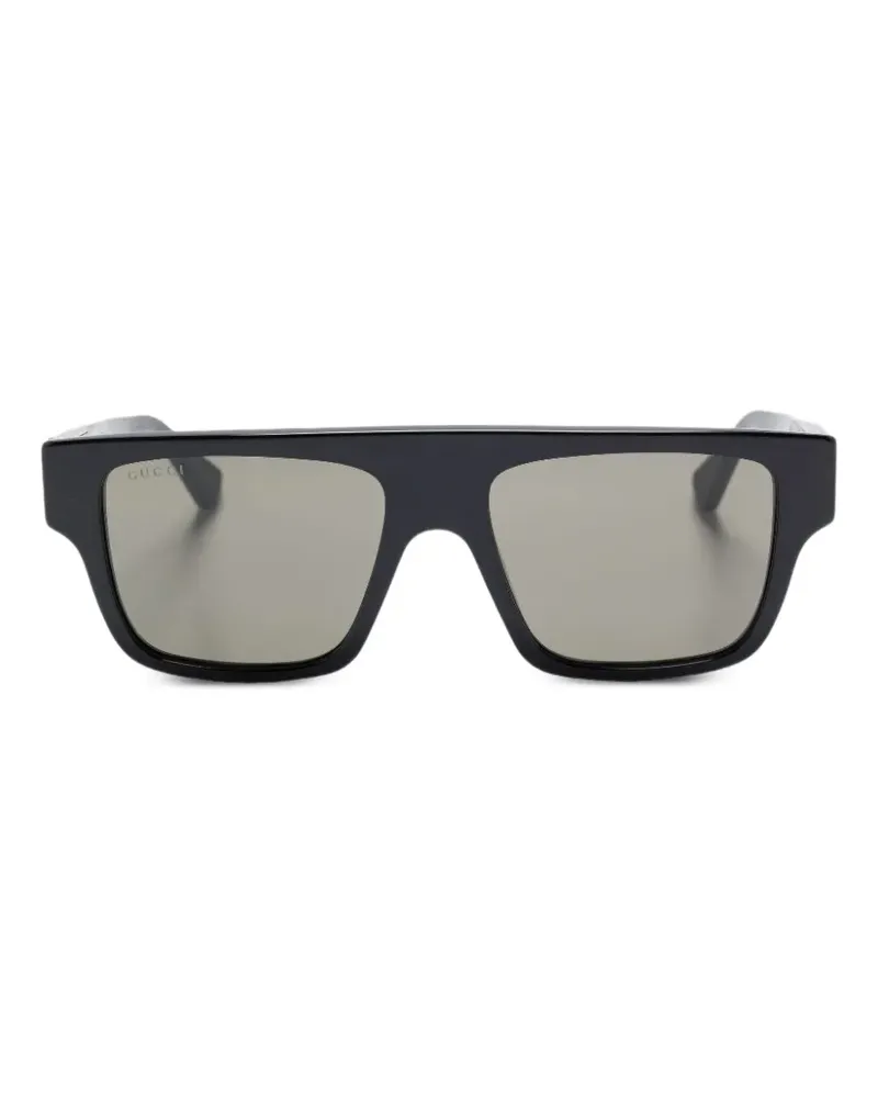 Gucci square-frame sunglasses - Schwarz Schwarz