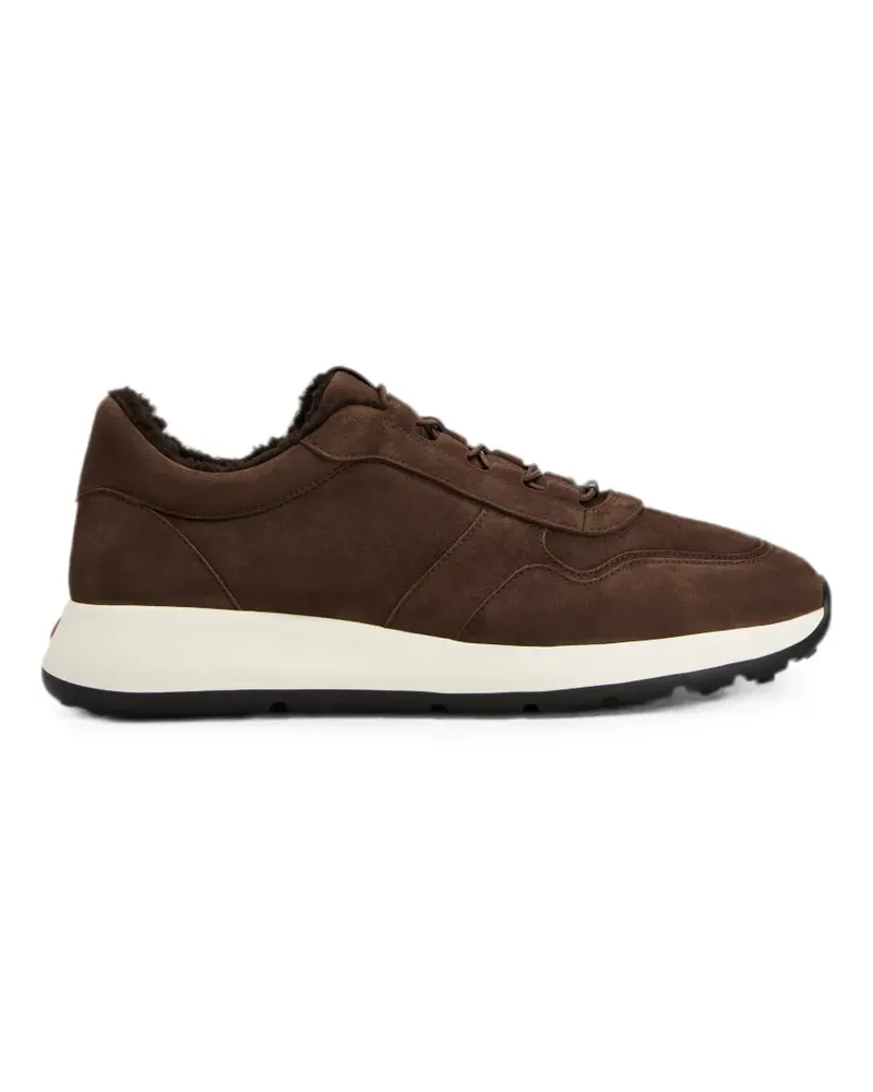 TOD'S Sneakers mit Shearling-Futter - Braun Braun