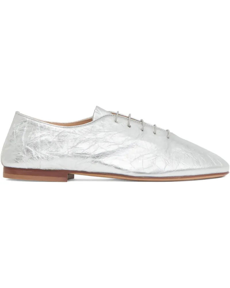 Mansur Gavriel Oxford-Ballerinas - Silber Silber