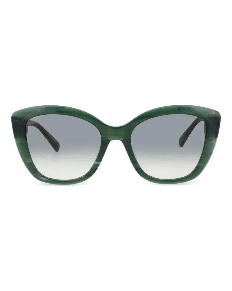 Longchamp Sonnenbrille mit Cat-Eye-Gestell - Grün Grün