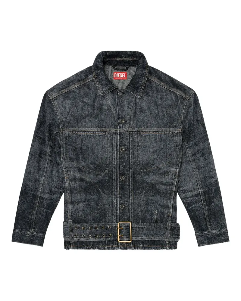 Diesel D-Valero denim jacket - Schwarz Schwarz
