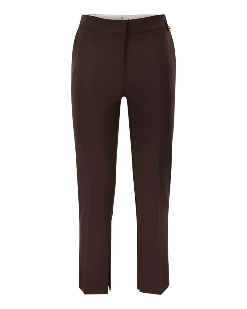 Elisabetta Franchi Hose mit geradem Bein - Braun Braun