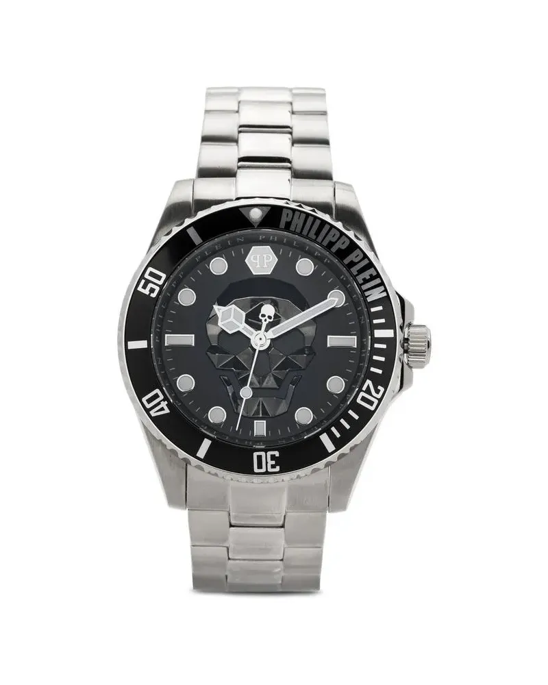 Philipp Plein kull Armbanduhr mit Quarzwerk 43mm - Silber Silber