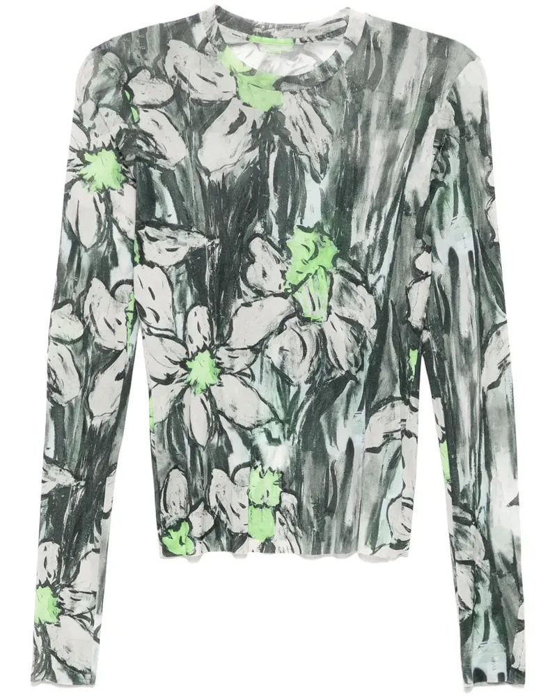 JNBY Langarmshirt mit rundem Ausschnitt - Grau Grau
