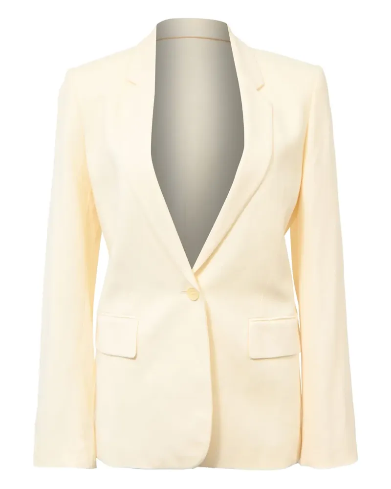 Theory single-breasted blazer - Nude Nude
