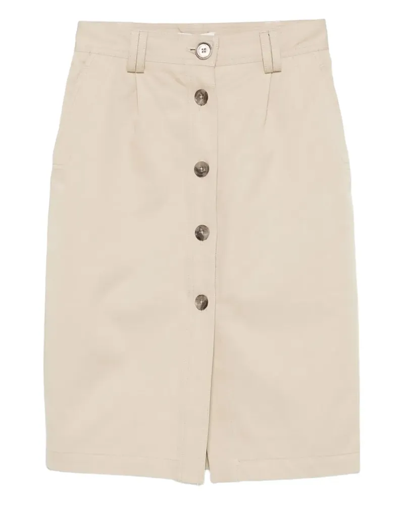 Anine Bing high-waisted skirt - Nude Nude