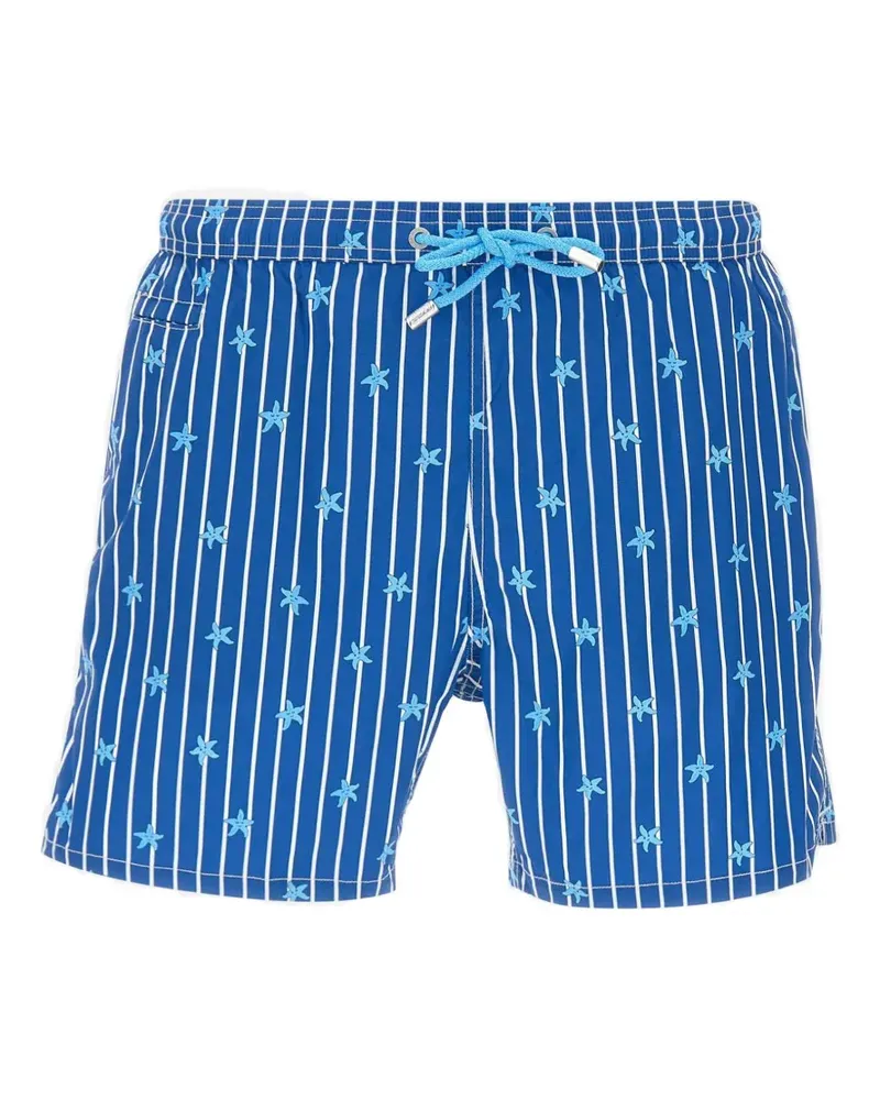 MC2 Saint Barth Lighting Badeshorts mit Seestern-Print - Blau Blau