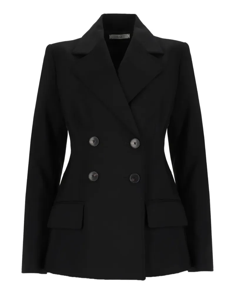 Co double-breasted blazer - Schwarz Schwarz