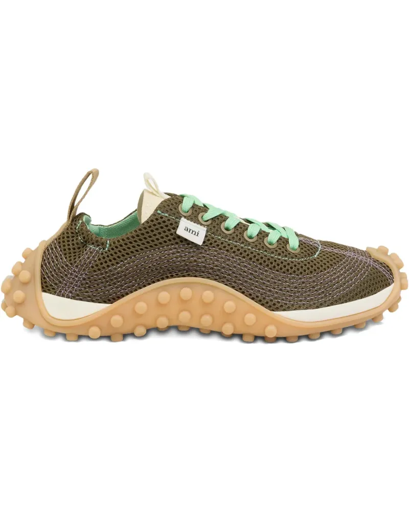AMI Paris Sneakers mit Netzeinsätzen - Grün Grün