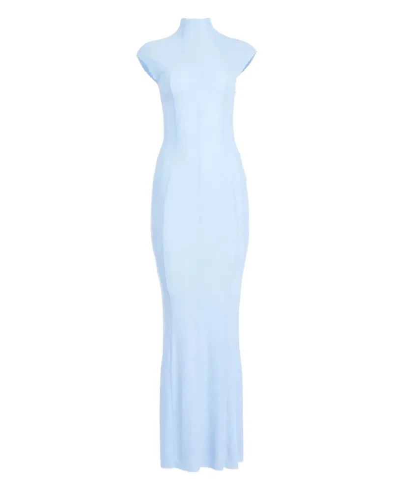 SER.O.YA Laissa Maxikleid aus Mesh - Blau Blau