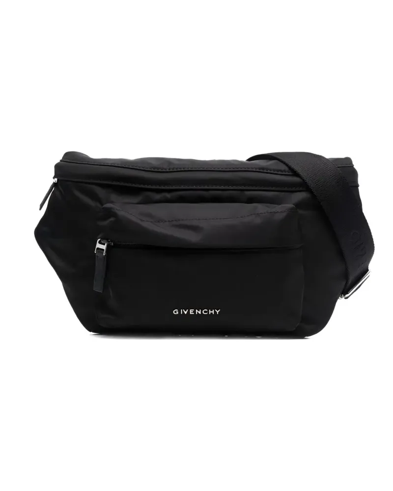 Givenchy Gürteltasche mit Logo-Schild - Schwarz Schwarz