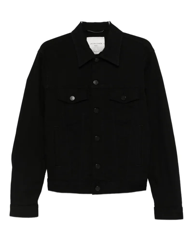 Jacob Cohën point-collar jacket - Schwarz Schwarz