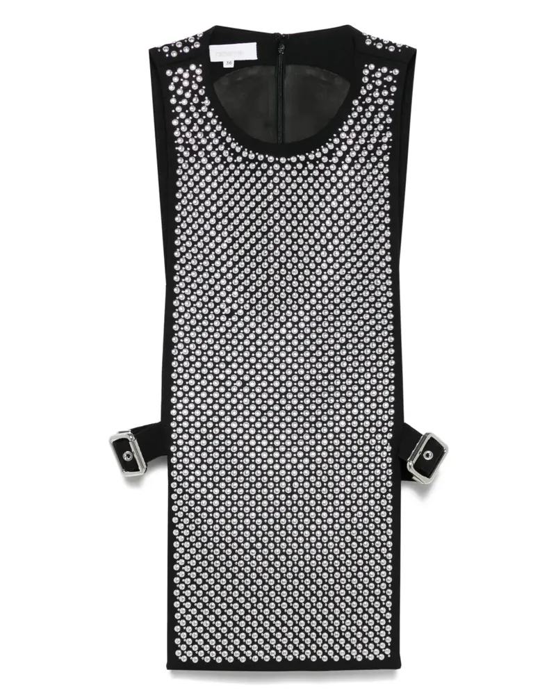 Paco Rabanne Weste mit Nieten - Schwarz Schwarz