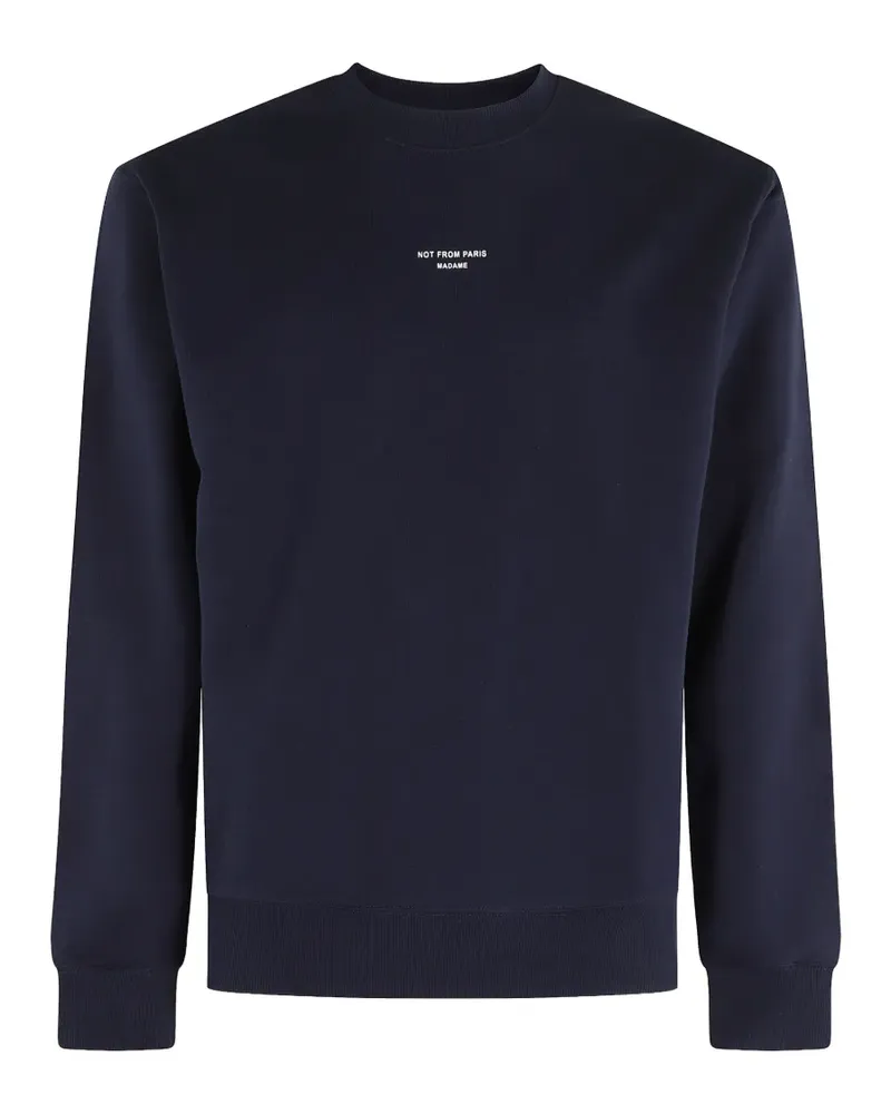 Drôle de Monsieur Klassisches Sweatshirt - Blau Blau