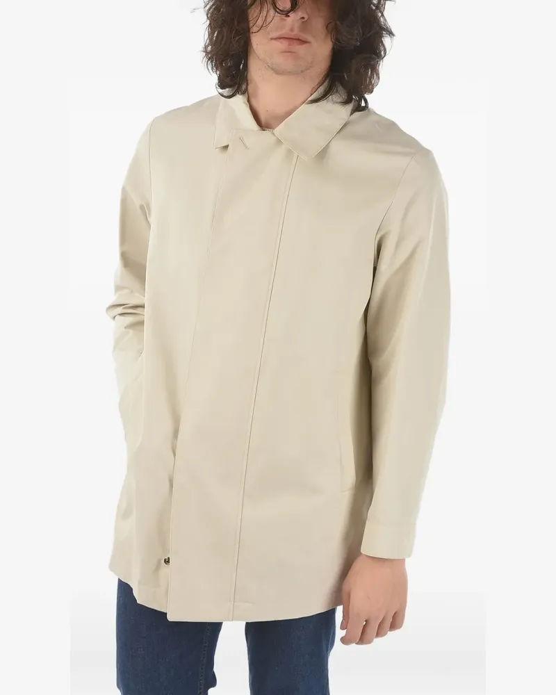 Corneliani Leichte Jacke mit verdecktem Verschluss - Nude Nude