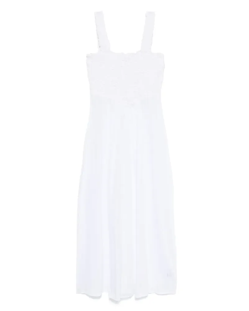 GIMAGUAS Fole Midikleid - Weiß Weiß