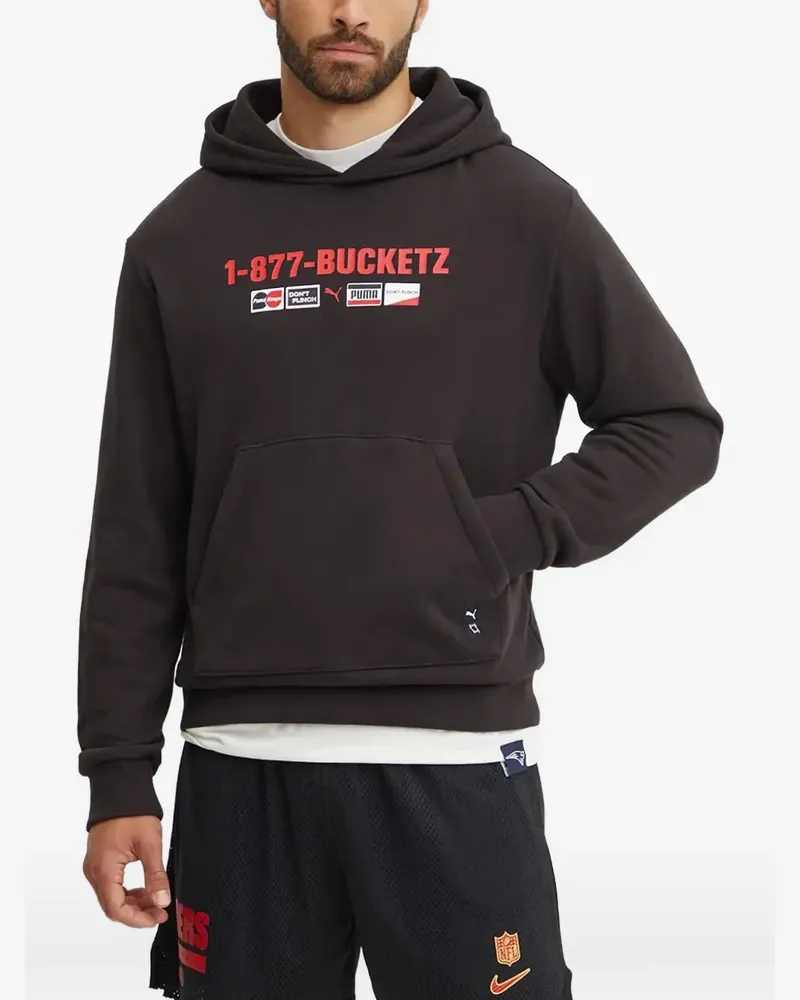 Puma Hoodie mit grafischem Print - Schwarz Schwarz