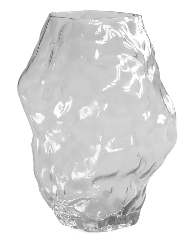 101 Copenhagen Mittelgroße Katachi Glasvase (35cm x 23,5cm) - Weiß Weiß