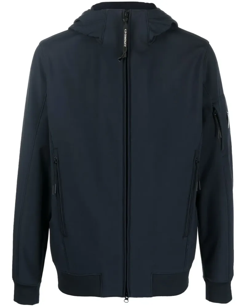 C.P. Company Kapuzenjacke mit Linsen-Detail - Blau Blau