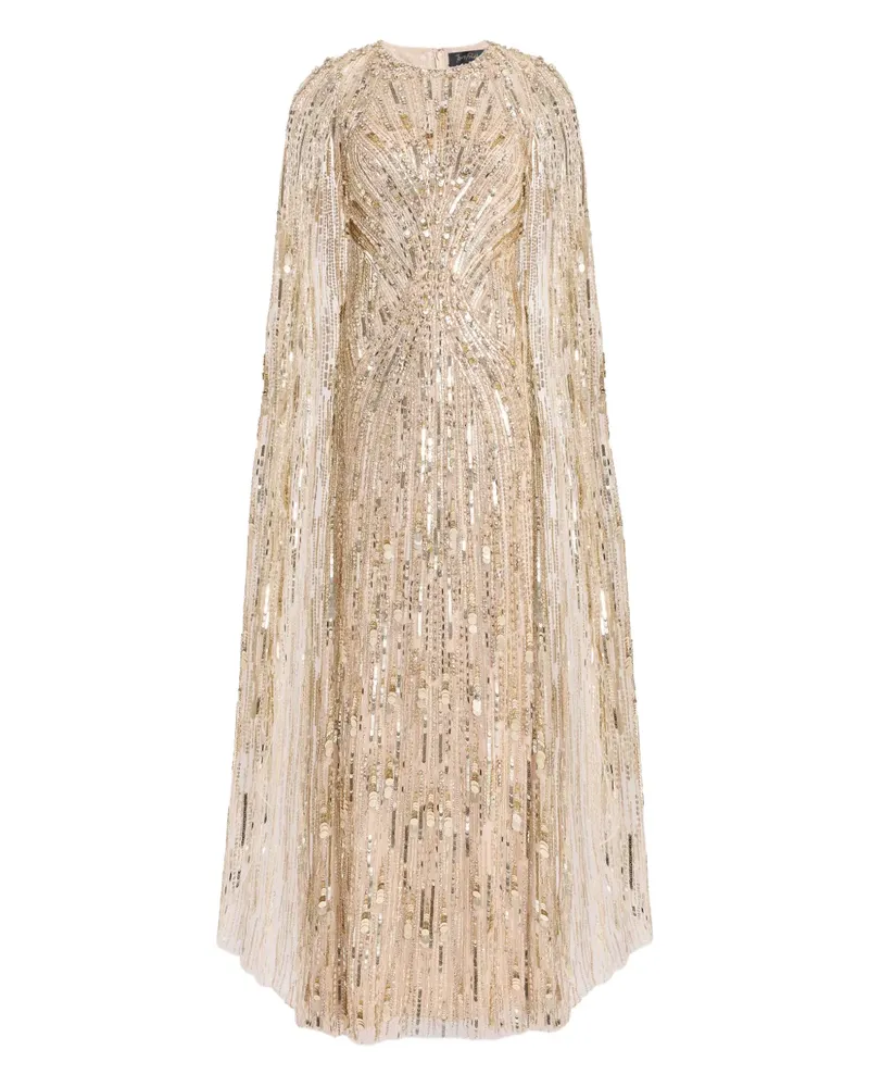 Jenny Packham Elio Maxikleid mit Pailletten - Gold Gold