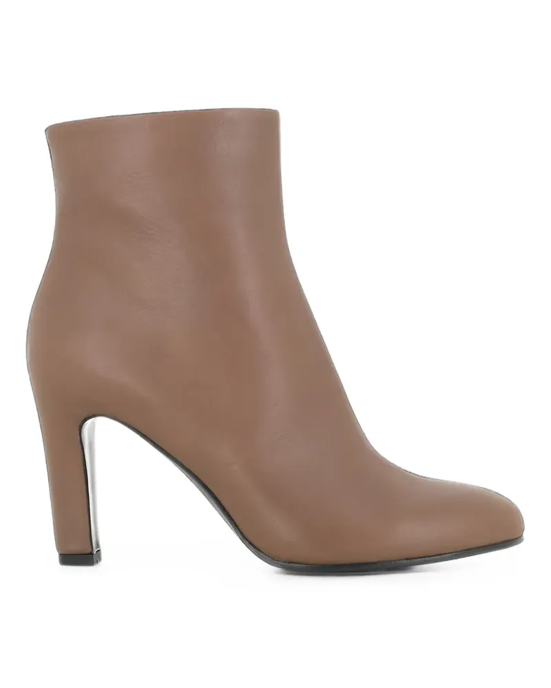 Roberto del Carlo side-zip leather ankle boots - Braun Braun