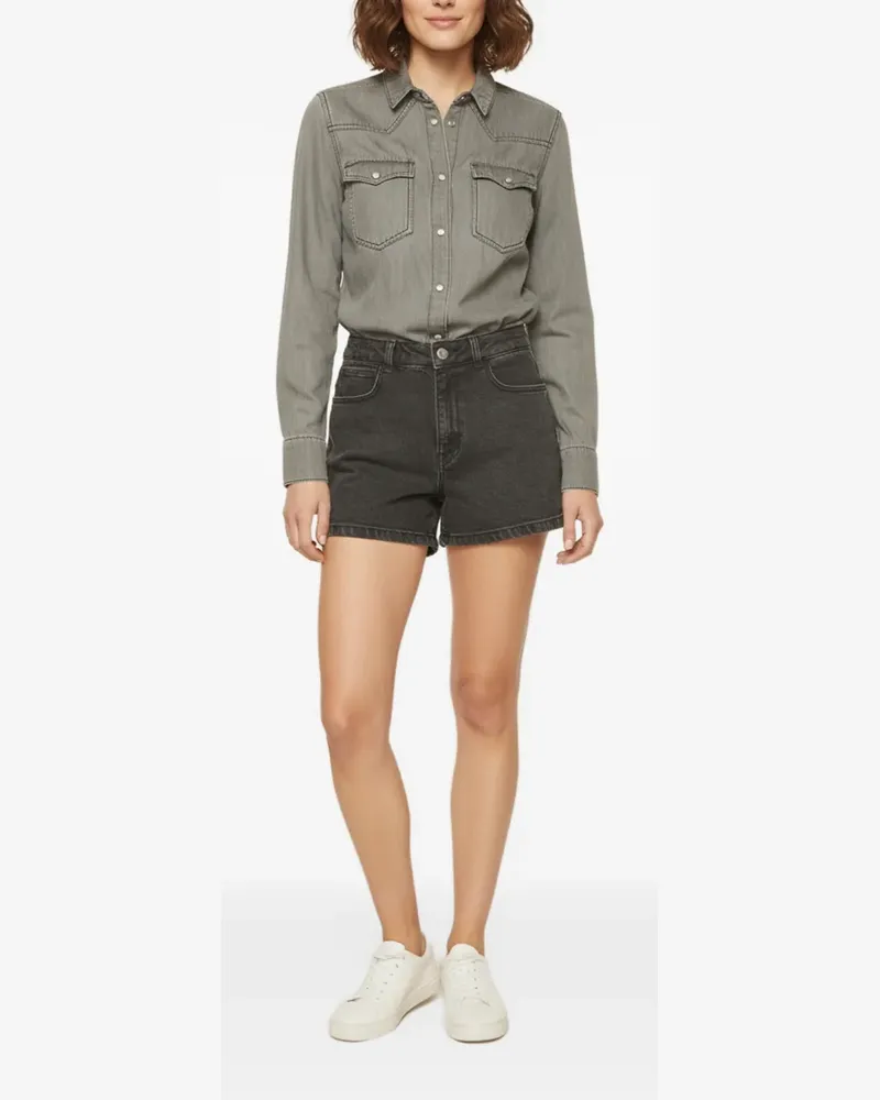 Maje trompe-l'oeil button-up jumpsuit - Grau Grau
