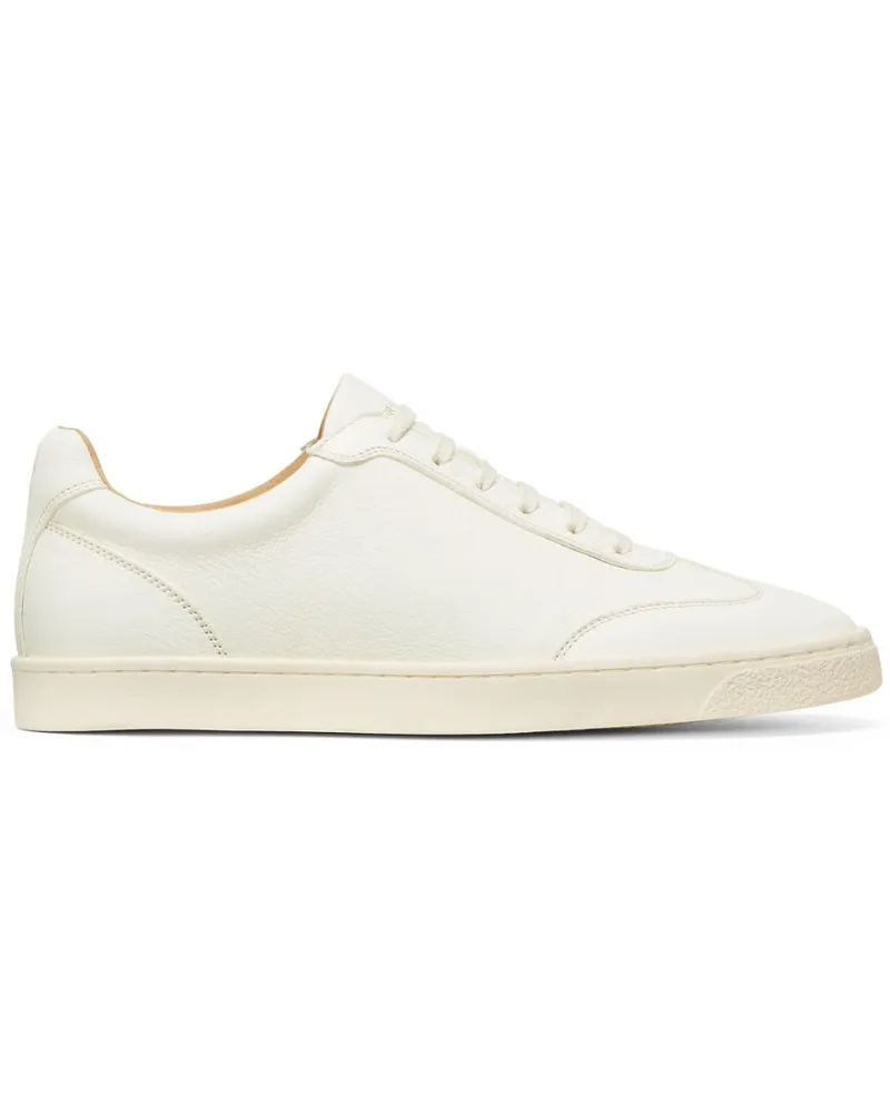 Brunello Cucinelli Sneakers mit Logo-Print - Weiß Weiß