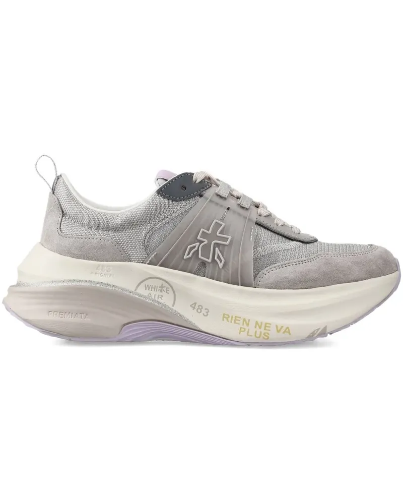 Premiata Hill 7859 logo sneaker - Grau Grau
