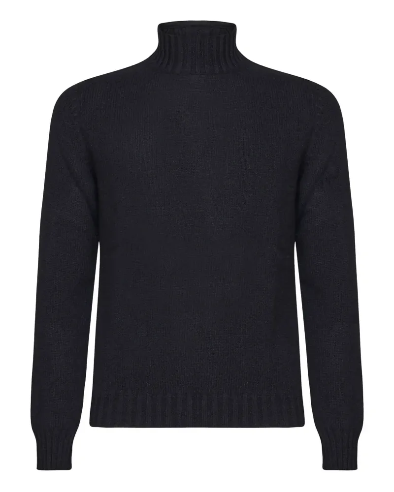 Fedeli Pullover mit Stehkragen - Schwarz Schwarz