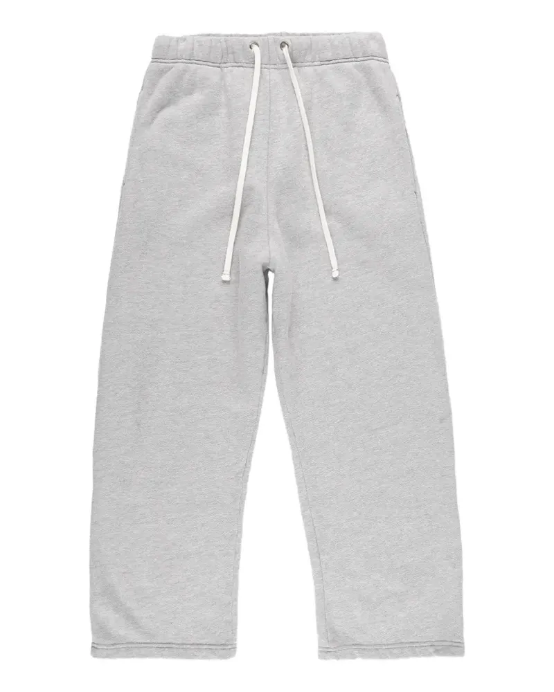 LES TIEN relaxed-fit cropped track pants - Grau Grau