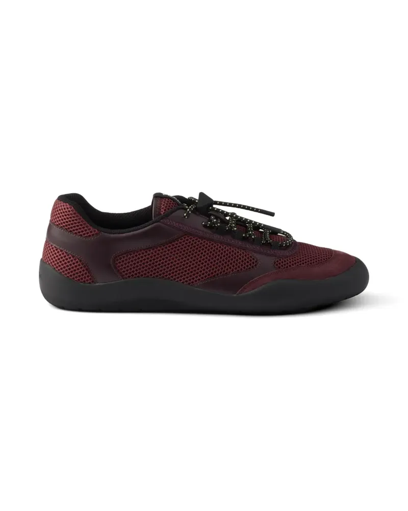 Prada Speedrock Mesh-Sneakers - Rot Rot