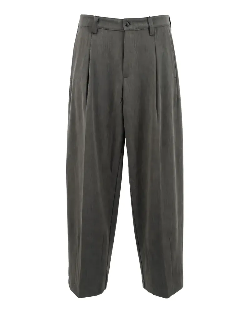 OFFICINA 36 pleated-detail tailored trousers - Grau Grau